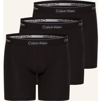 Calvin Klein 3er-Pack Boxershorts Icon Cotton Stretch schwarz