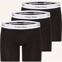 Calvin Klein 3er-Pack Boxershorts Icon Cotton Stretch schwarz