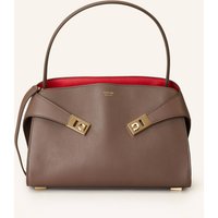 FERRAGAMO Ferragamo Schultertasche Hug grau