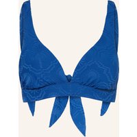 Seafolly Bralette-Bikini-Top Oasis blau