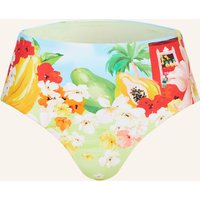 Seafolly High-Waist-Bikini-Hose Cuba blau