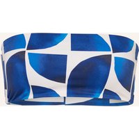 Seafolly Bandeau-Bikini-Top Sunray Zum Wenden blau