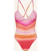 Seafolly Seafolly Badeanzug Spectrum Mit Glitzergarn pink