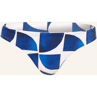 Seafolly Basic-Bikini-Hose Sunray Zum Wenden blau