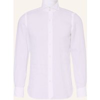 FINAMORE 1925 Finamore 1925 Leinenhemd Tokyo Sergio Slim Fit weiss