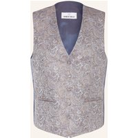 WILVORST Wilvorst Anzugweste Extra Slim Fit blau