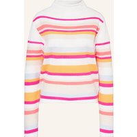 grace Grace Pullover Mit Glitzergarn weiss
