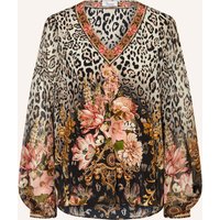 Princess GOES HOLLYWOOD Princess Goes Hollywood Blusenshirt Aus Seide Mit Schmucksteinen braun