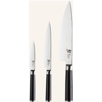 KAI Kai 3-Tlg. Messer-Set schwarz