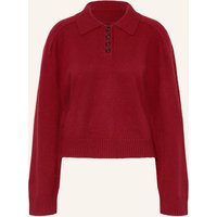 LOULOU DE SAISON Loulou De Saison Cashmere-Pullover Homere rot