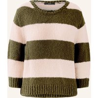 Oui Pullover Mit 3/4-Arm gruen