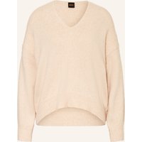 Boss Pullover Mit Alpaka beige