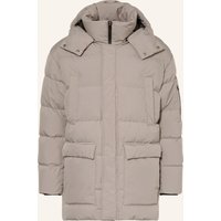 HERNO Herno Daunenparka Mit Abnehmbarer Kapuze grau