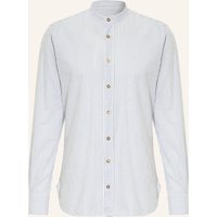 DU4 du4 Trachtenhemd Hansi Slim Fit Mit Stehkragen blau