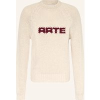 Arte Antwerp Arte Antwerp Pullover Mit Leinen beige