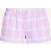 SKIMS Skims Schlafshorts Flannel Aus Flanell rosa