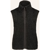 BETTY&CO Teddyfell-Weste schwarz