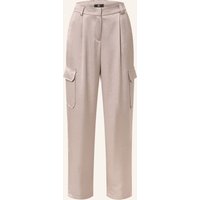 RIANI Cargohose Aus Satin beige