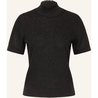 Marc Cain Strickshirt Mit Glitzergarn schwarz
