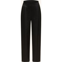 Marc Cain Marlenehose Wedi Aus Satin schwarz