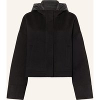 Marc Cain Jacke Im Materialmix schwarz