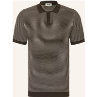 drykorn Strick-Poloshirt Triton Regular Fit braun