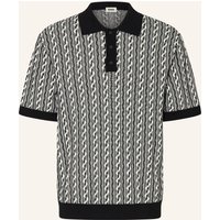 drykorn Strick-Poloshirt Tamian Relaxed Fit schwarz