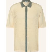 drykorn Strickhemd Dantte Relaxed Fit beige