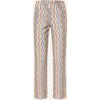 CAMBIO Hose Faith Mit Glitzergarn lila