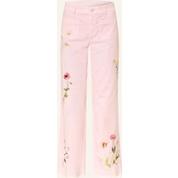 CAMBIO Flared Jeans Tess rosa