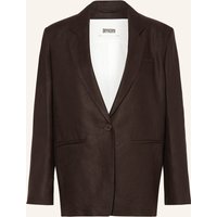 drykorn Blazer Mowtie Aus Leinen braun