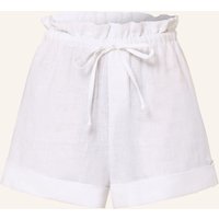drykorn Paperbag-Shorts Edict Aus Leinen weiss