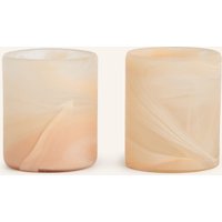 house doctor House Doctor 2er-Set Teelichthalter Hdkae beige
