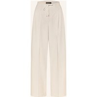 CAMBIO Marlenehose Addison Mit Leinen weiss