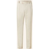PAUL Paul Anzughose Extra Slim Fit Mit Leinen beige