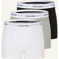 Calvin Klein 3er-Pack Boxershorts Icon Cotton Relaxed Fit grau
