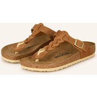 Birkenstock Birkenstock Zehentrenner Gizeh Braided Leoi braun