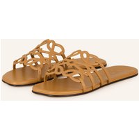 Loewe Loewe Pantoletten Petal Anagram beige