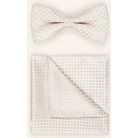 Olymp Olymp Set: Fliege Und Einstecktuch beige