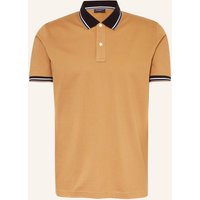 Olymp Olymp Piqué-Poloshirt Casual Fit braun