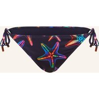 Vilebrequin Vilebrequin Triangel-Bikini-Hose Disco Stars Flore blau