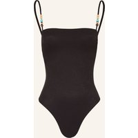 BANANA MOON COUTURE Banana Moon Couture Badeanzug Mapiri Tanzania Mit Schmuckperlen schwarz