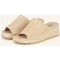 espadrij l'originale Espadrij L'originale Plateau-Pantoletten beige