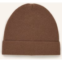 darling harbour Darling Harbour Cashmere-Mütze braun
