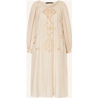 Greek Archaic Kori Greek Archaic Kori Strandkleid Lefkada Mit Glitzergarn beige