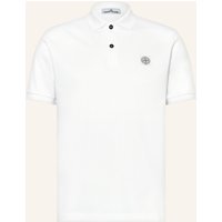 Stone Island Stone Island Piqué-Poloshirt weiss
