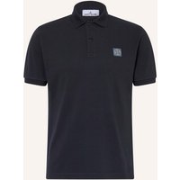 Stone Island Stone Island Piqué-Poloshirt blau
