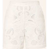 Mrs & HUGS Mrs & Hugs Shorts Aus Lochspitze weiss