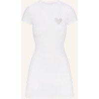 SKIMS Skims Lounge-Kleid Cotton Jersey weiss