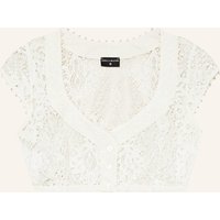 KINGA MATHE Kinga Mathe Dirndlbluse Samtha Aus Spitze weiss